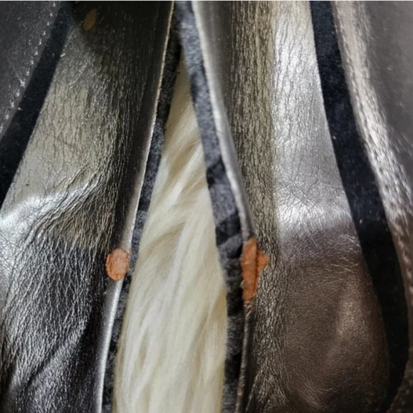 Liz Claiborne Johnnie Gray Zebra Pump Heels - Picture 6 of 12